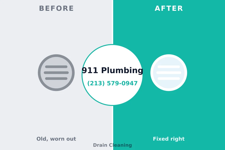 Before and after: plumbing repair West Kittanning, PA